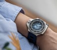 Omega Seamaster Ploprof 1200M Summer Blue on wrist
