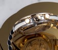 steel and Moonshine Gold Omega Speedmaster Professional Moonwatch case side, crown, and pushers