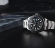 titanium Rolex Yacht-Master 42 on side, crown up