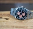 Nivada Chronosport Mecaquartz Salmon, crown up