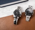 Rolex Cosmograph Daytona ref. 126500LN-0002 and Omega Speedmaster Calibre 321 side by side