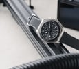 Micromilspec Worldtimer Black on side, crown up
