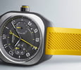 Hermès H08 Chronographe ref. W403131WW00 on side, crown up