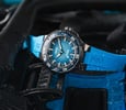 Oris Aquis Pro 1000M on side, crown up