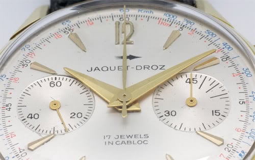 Vintage Jaquet Droz From The 1960s and 1970s