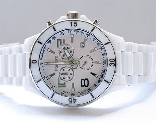 The Parrera Ceramic Day Date Chronograph