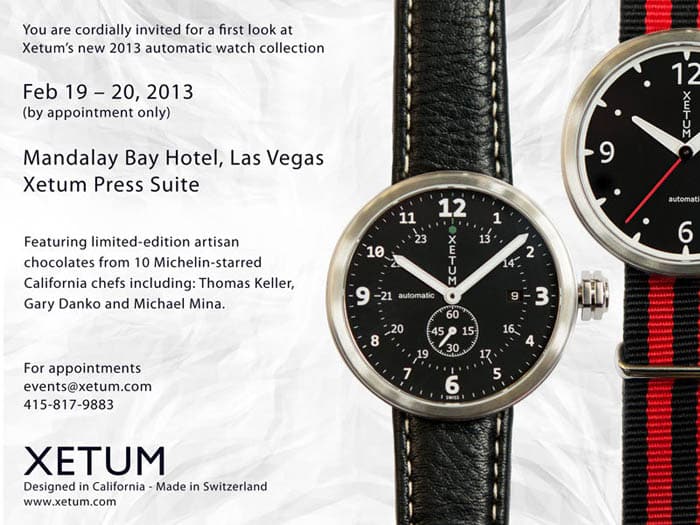 First Look At New Xetum Timepieces In The Mandalay Bay Hotel In Vegas