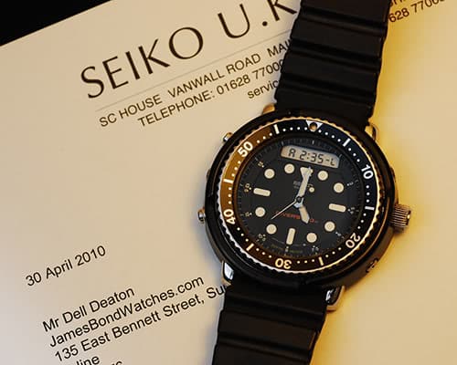 James Bond's Seiko Watches