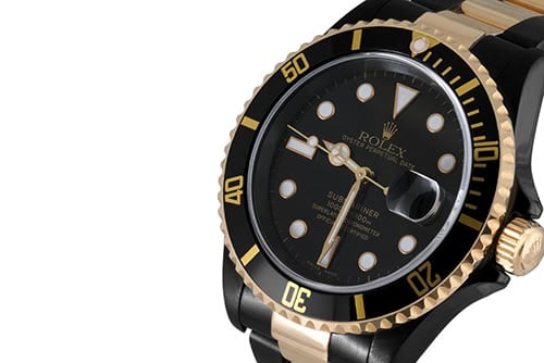 Black Gold Rolex Watches by Time and Gems
