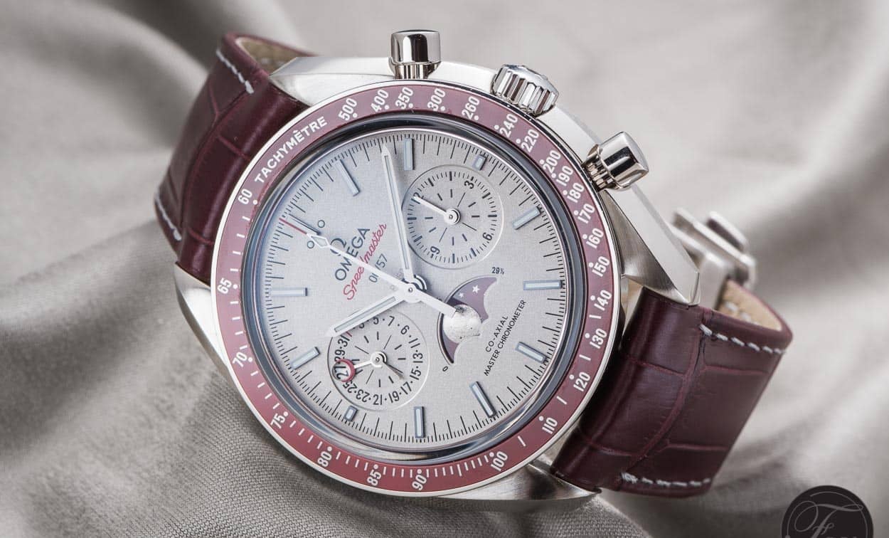 Speedy Tuesday – Hands-On With The Speedmaster Moonphase Co-Axial Master Chronometer in Platinum