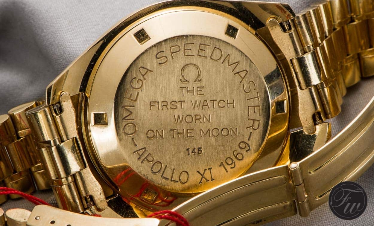 Gold Omega Speedmaster Professional Apollo XI BA145.022 345.0802