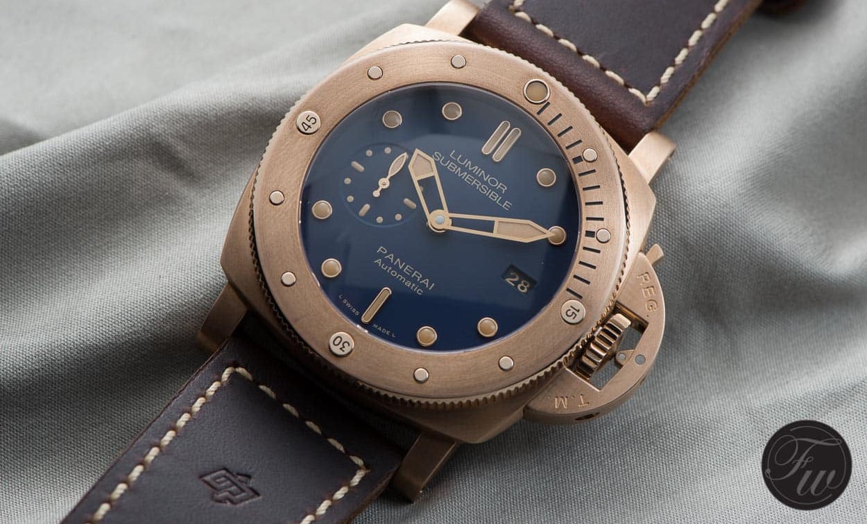 The Panerai PAM 671 Luminor Submersible 1950 3 Days Automatic Bronzo
