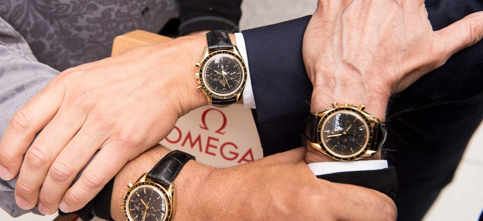 Winners Of The Starmus Festival Received Gold Omega Speedmaster