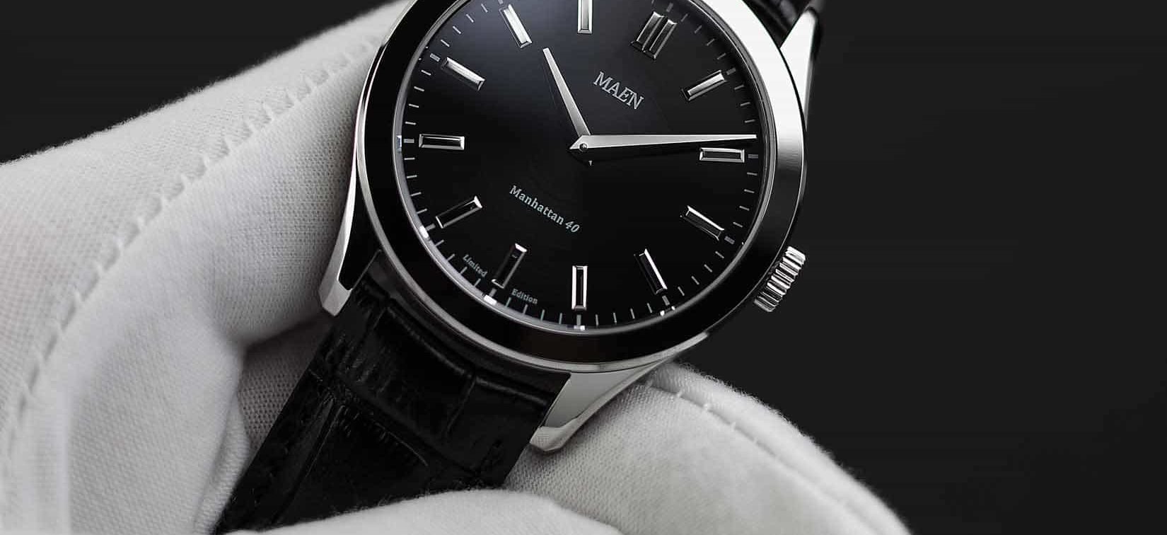 The Manhattan 40, a new elegant and premium watch by MAEN Watches