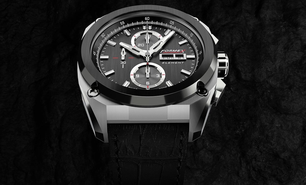 Formex Swiss Watches: ELEMENT Ceramic Bezel Black