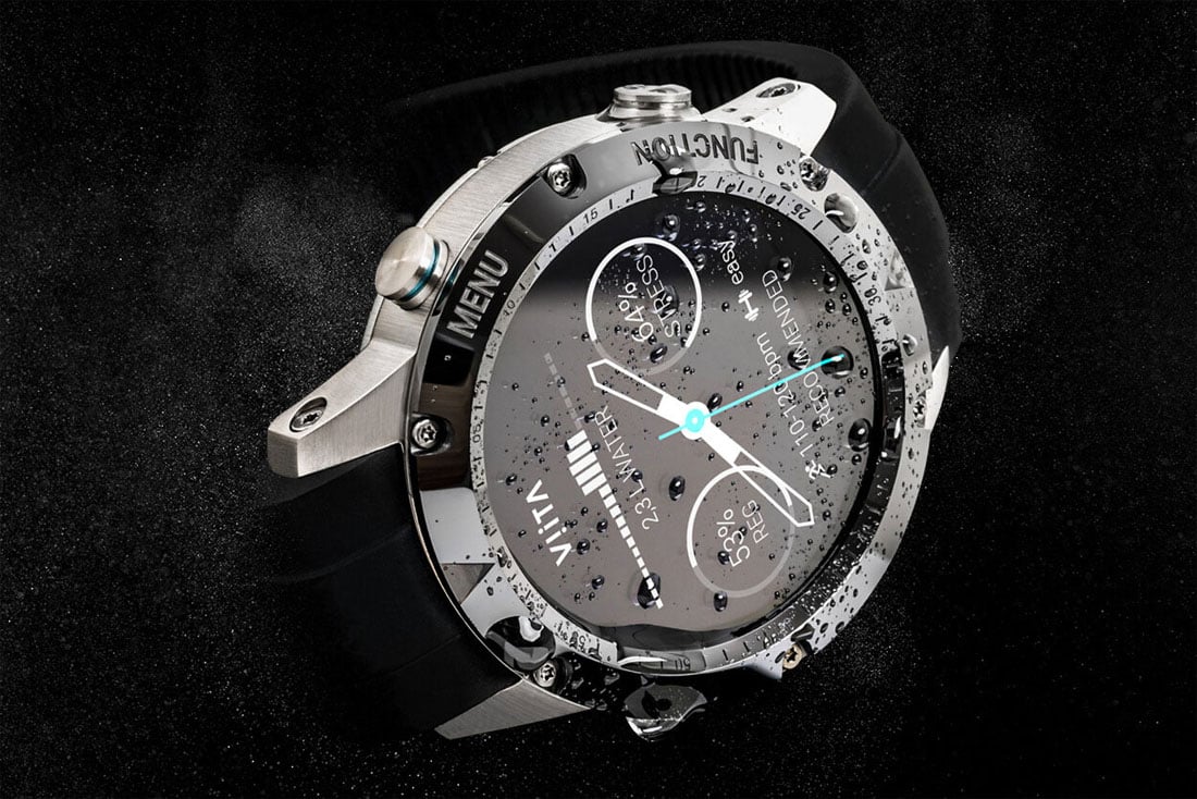 VIITA Watches: TITAN HRV with ceramic, sapphire crystal and 10 ATM water resistance
