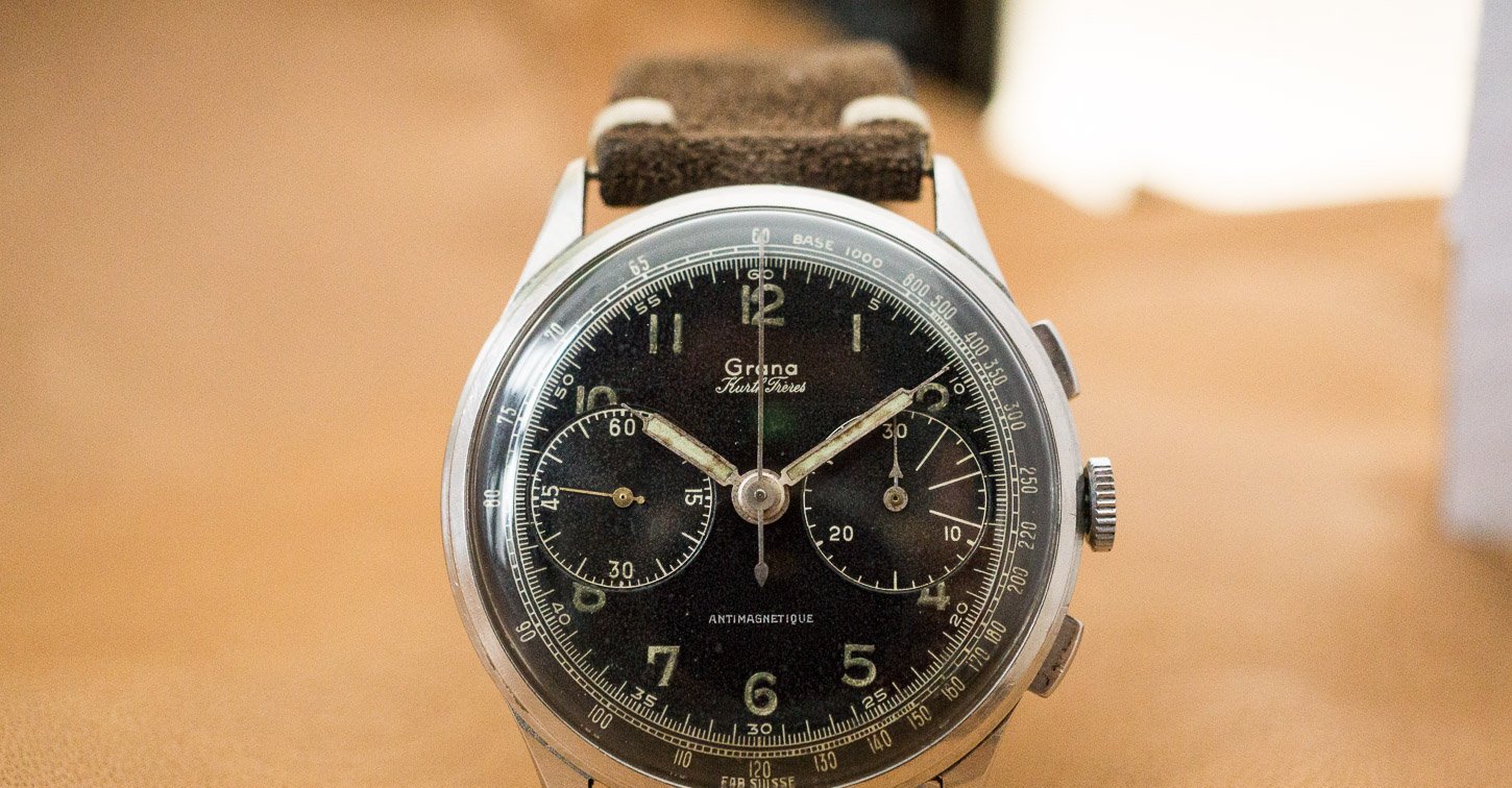 Grana chronograph military watches