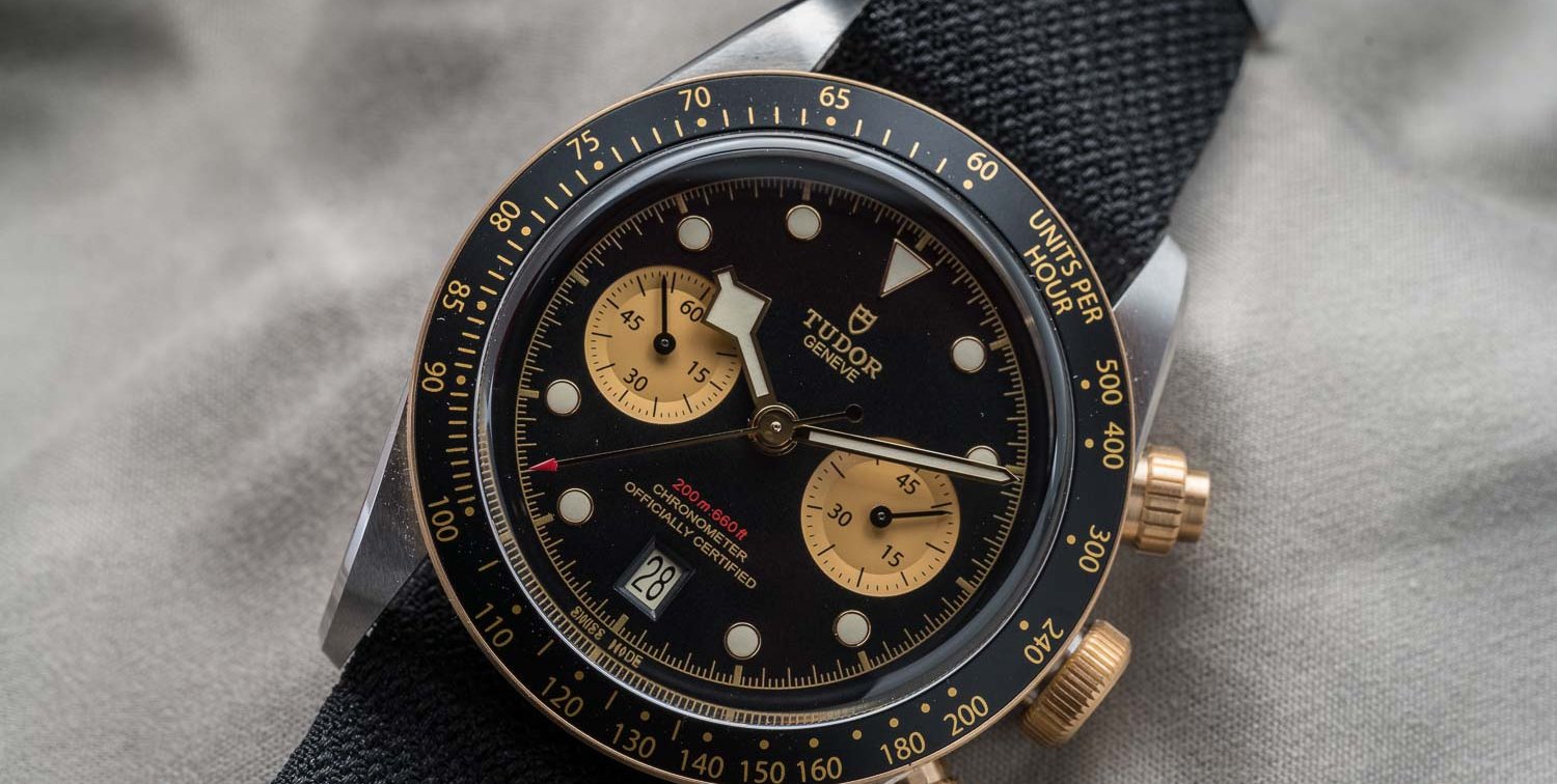 Tudor Black Bay Chrono Steel and Gold Rolex