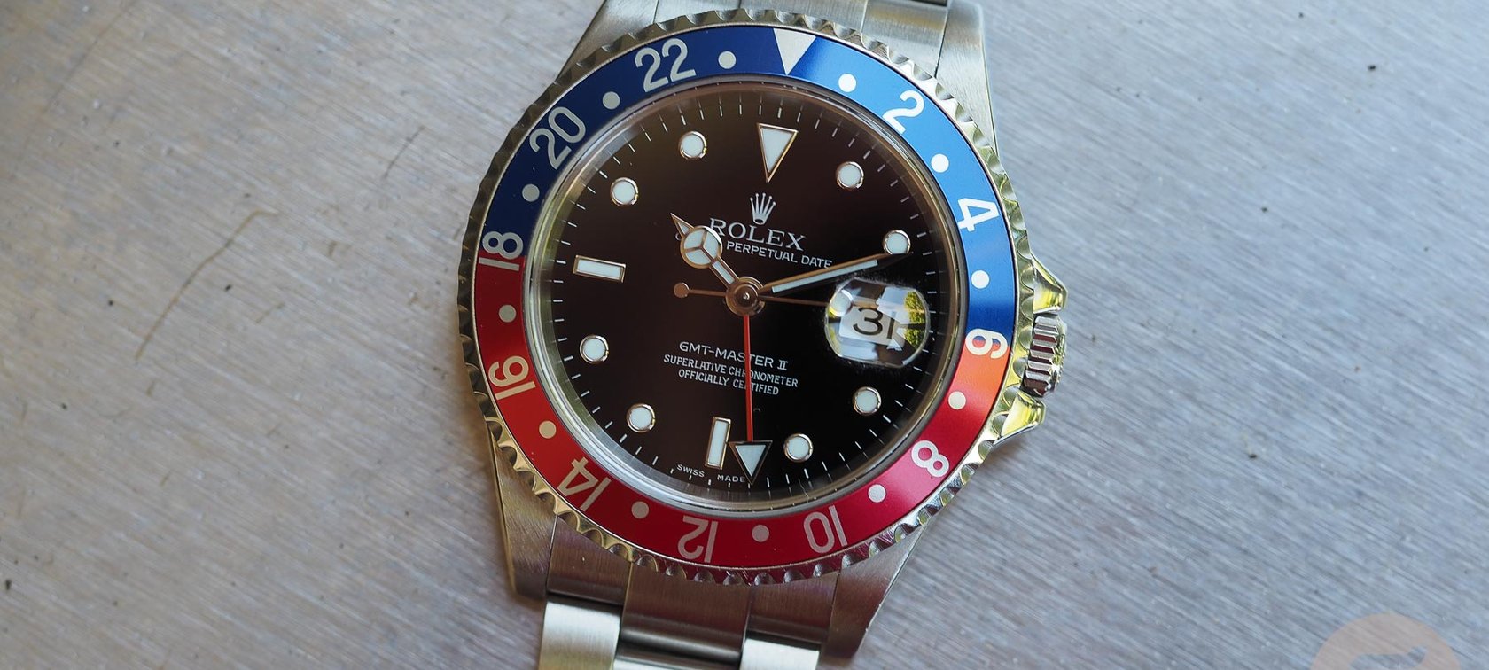 Rolex GMT 16710 Head on