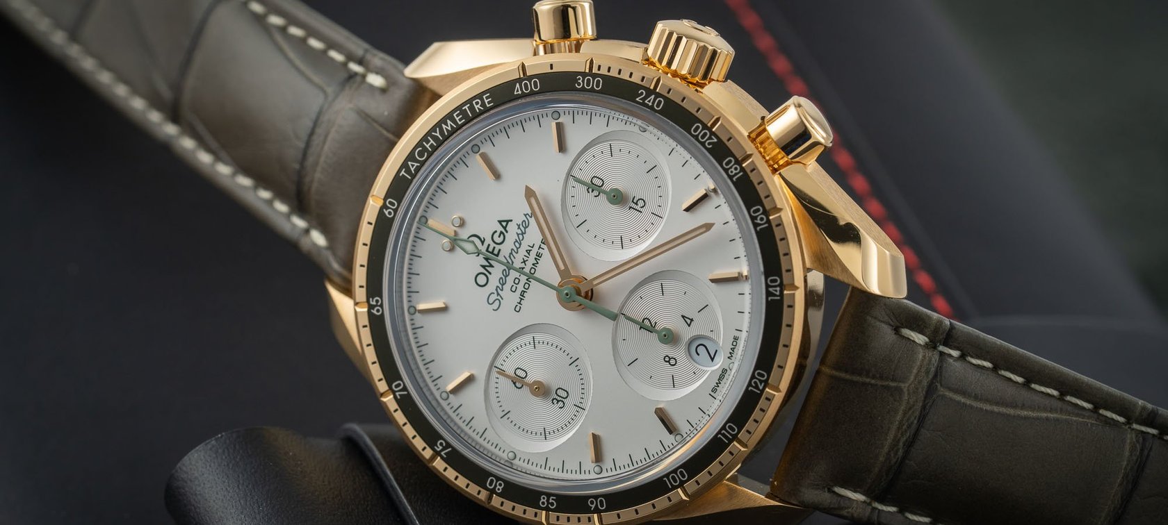 Hands-On With The Omega Speedmaster 38 in Gold
