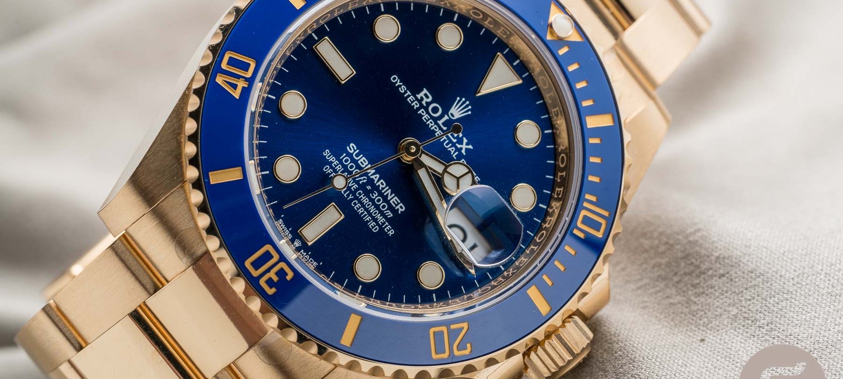 The New Rolex Submariner Date In Gold Reference 126618LB