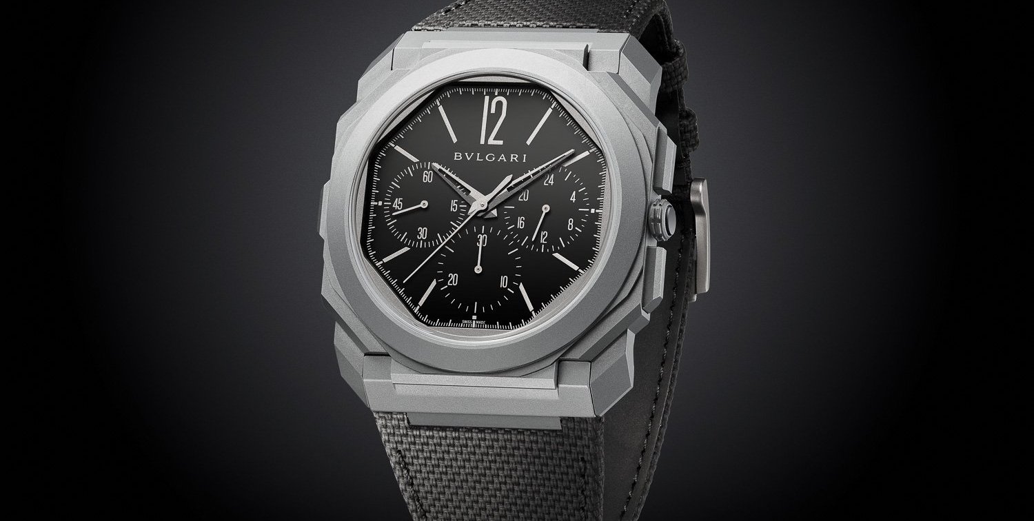 Bvlgari Introduces The Stealthy Octo Finissimo Chronograph GMT Titanium 103371