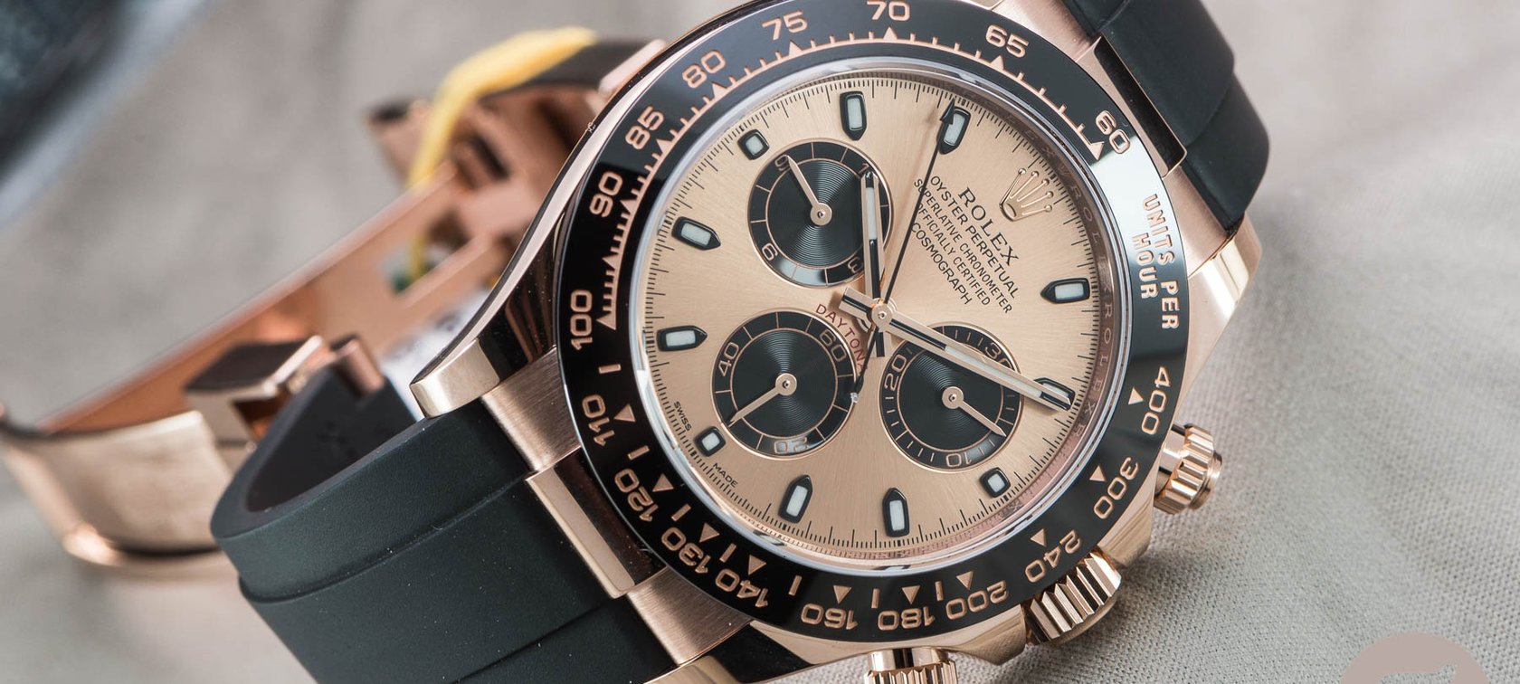 Sunday Morning Showdown: Gold Chronographs — Rolex Daytona Everose Vs. Omega Speedmaster Sedna