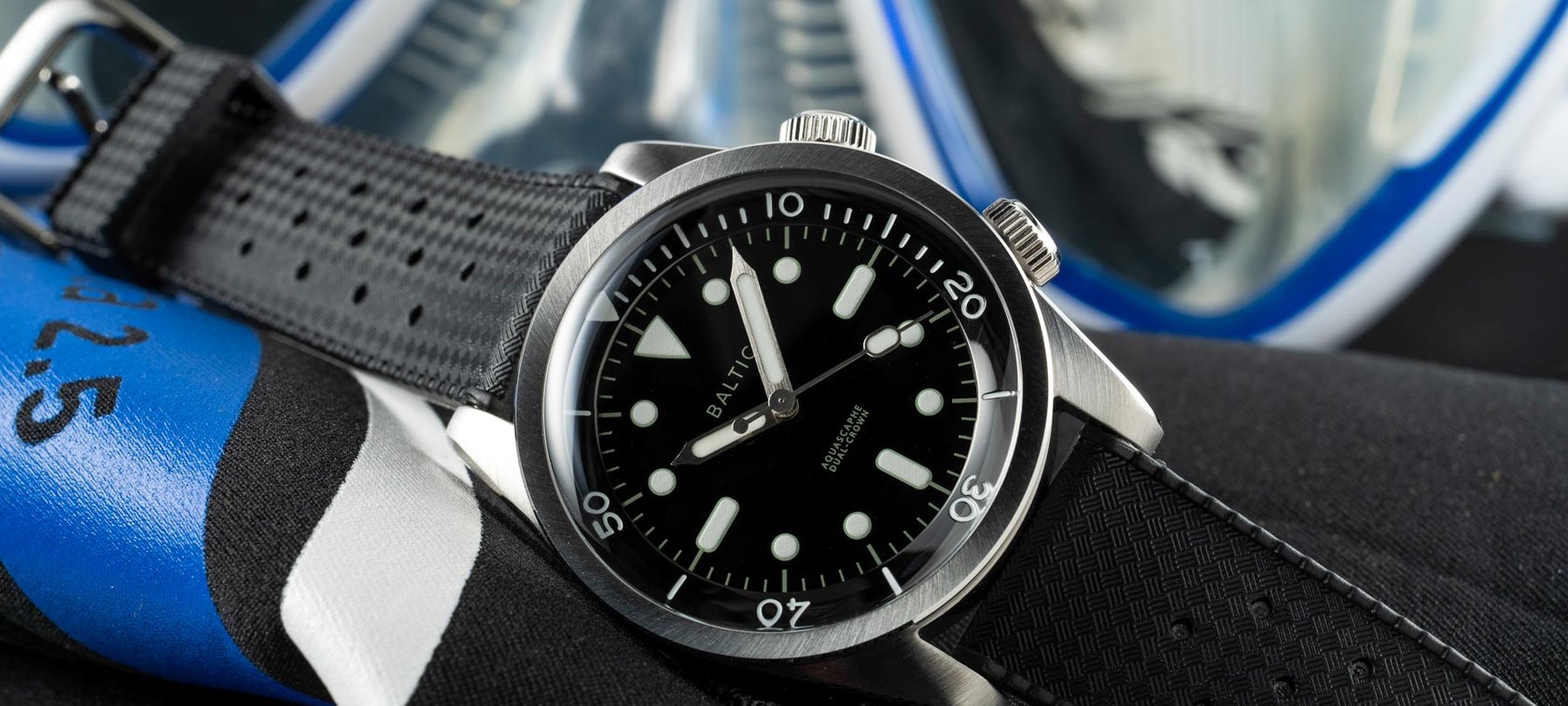 The Baltic Aquascaphe Dual Crown Is A Diver In A Legedary Compressor Case