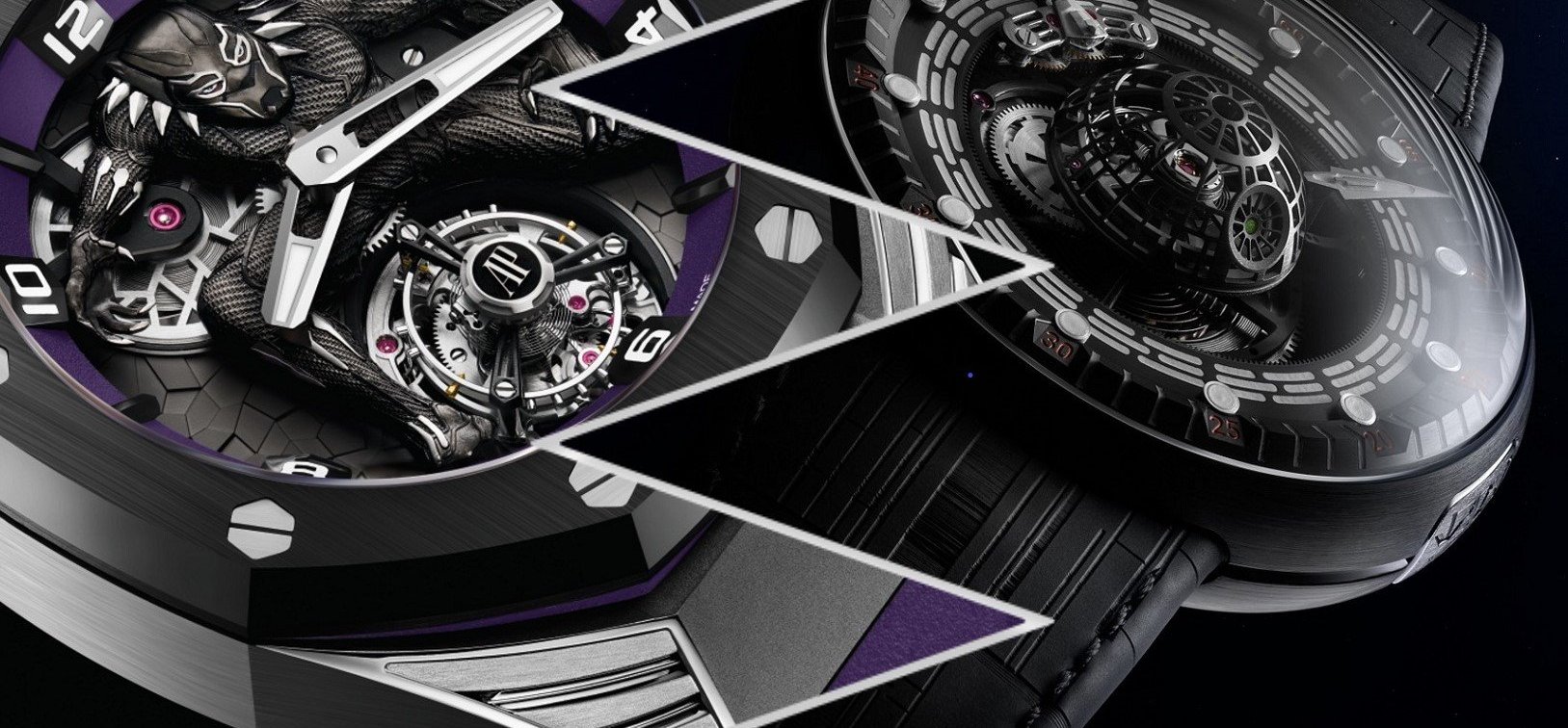 Two For Tuesday: Audemars Piguet Black Panther Vs. Kross Studio Death Star