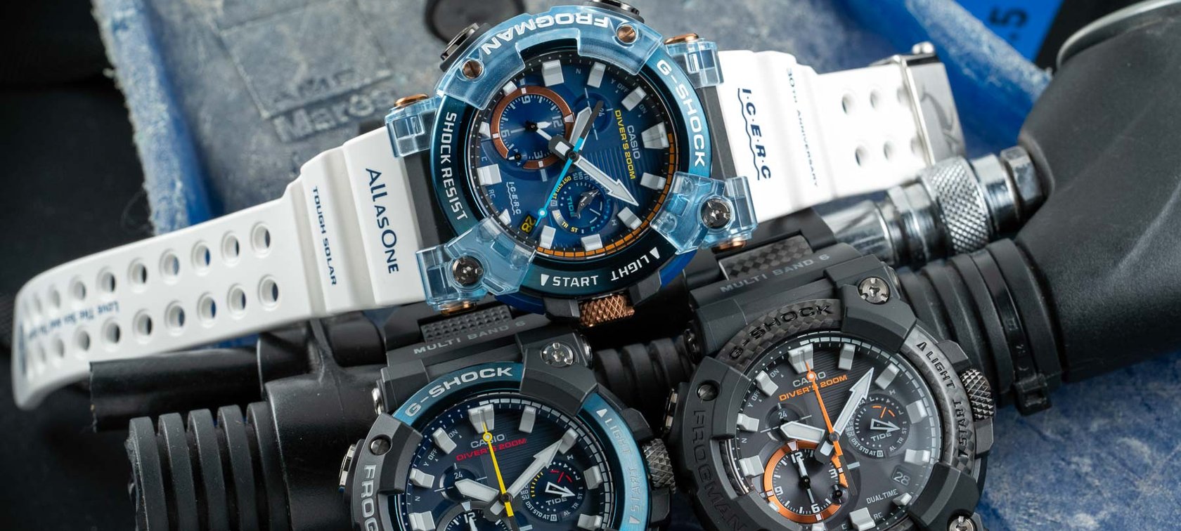 Hands Up For The First Fully Analog Generation Of The Casio G-Shock Frogman