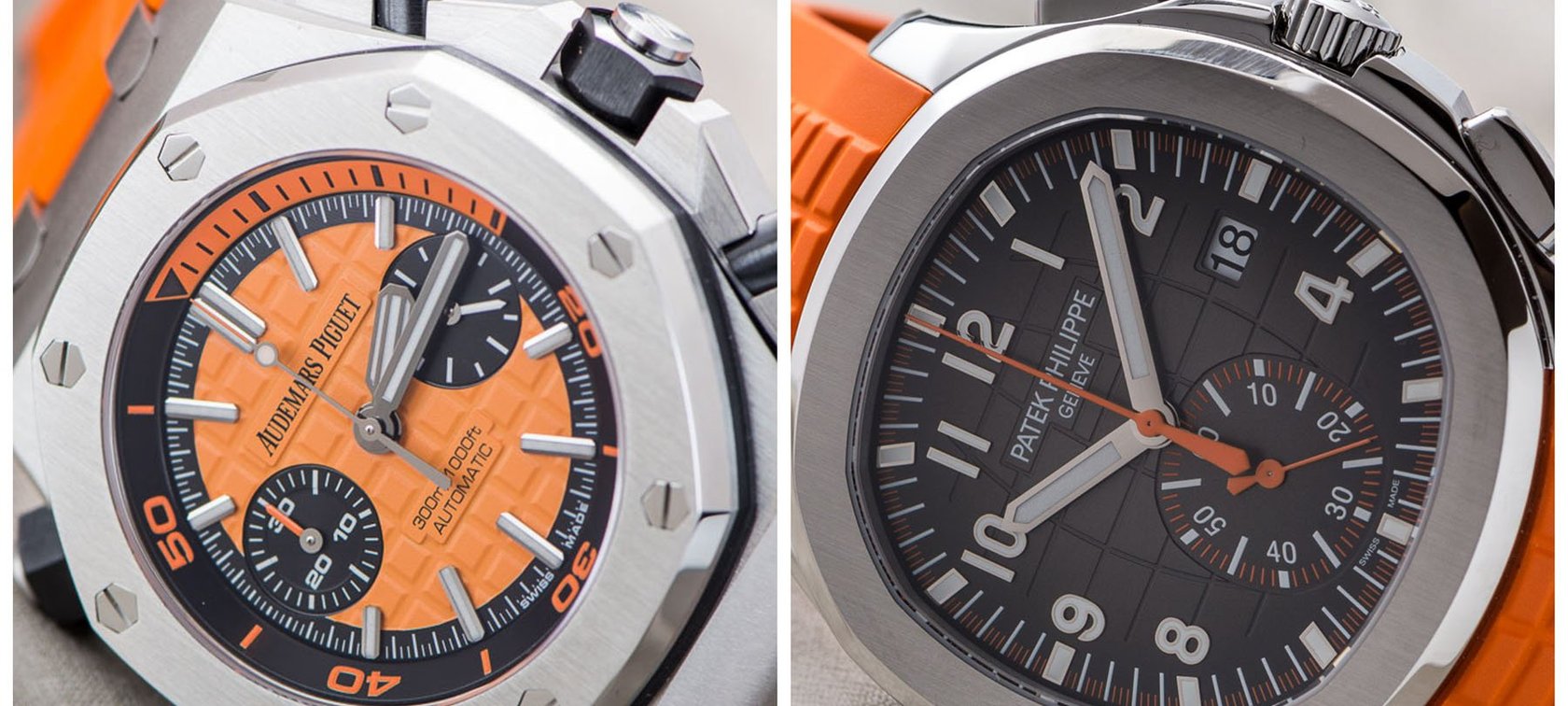 Patek Philippe 5968A Aquanaut Audemars Piguet 26703ST Royal Oak Offshore