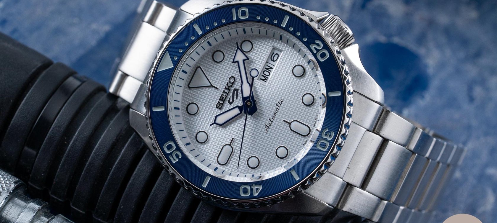 Seiko 5 Sports 140th Anniversary Limited Edition Watch On The Wrist