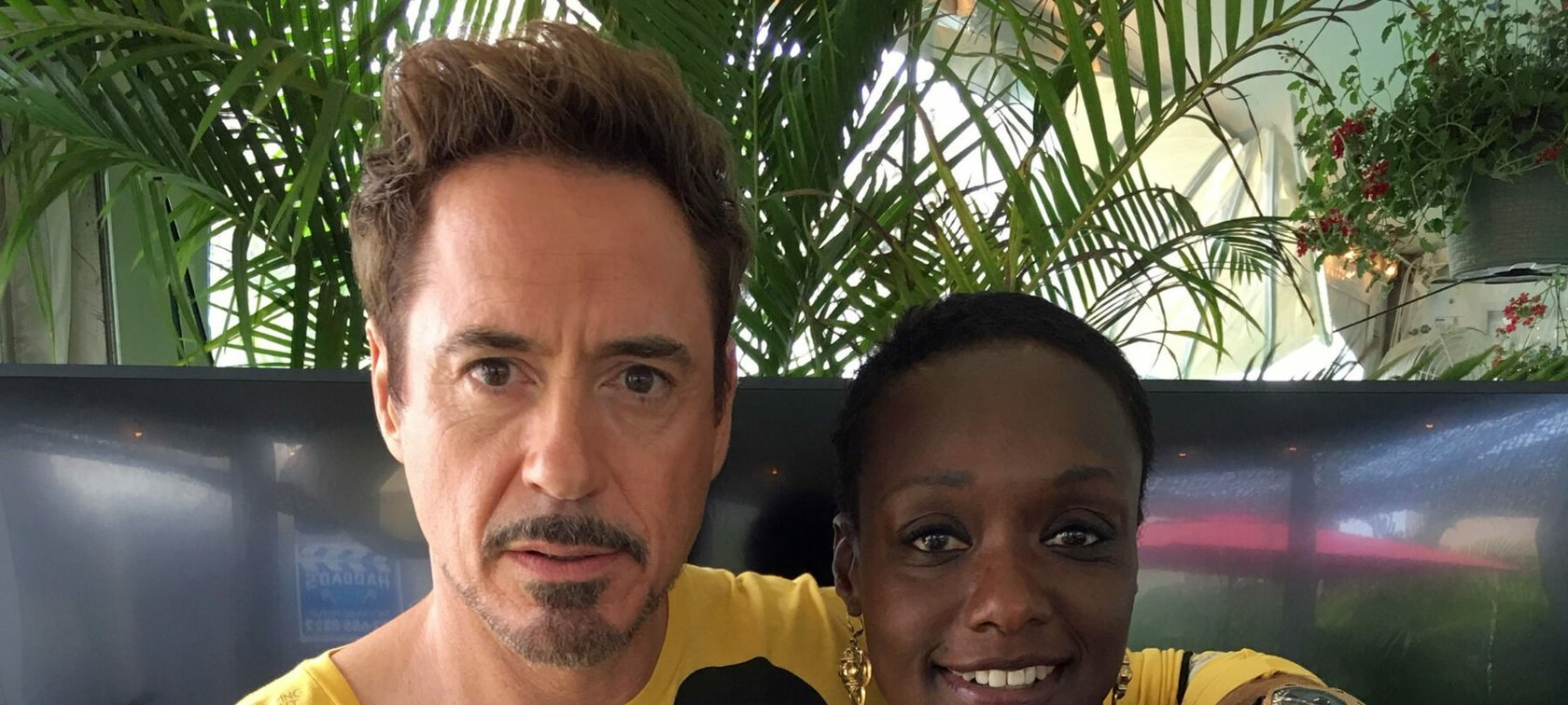 Robert Downey Junior and Yacine Sar