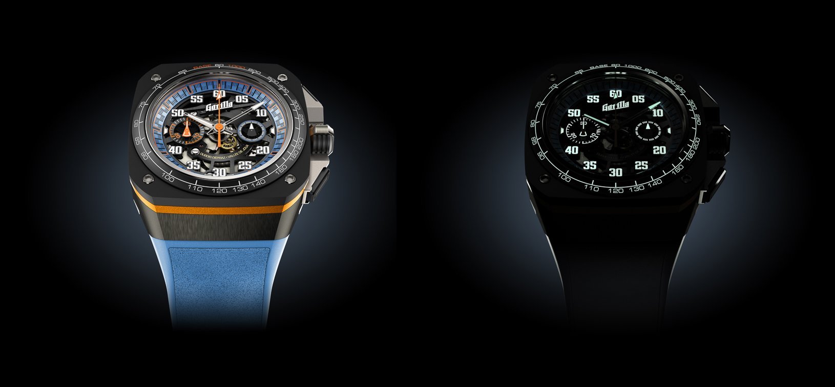 Gorilla Watches Releases The New Colorful Fastback Thunderbolt Chronograph