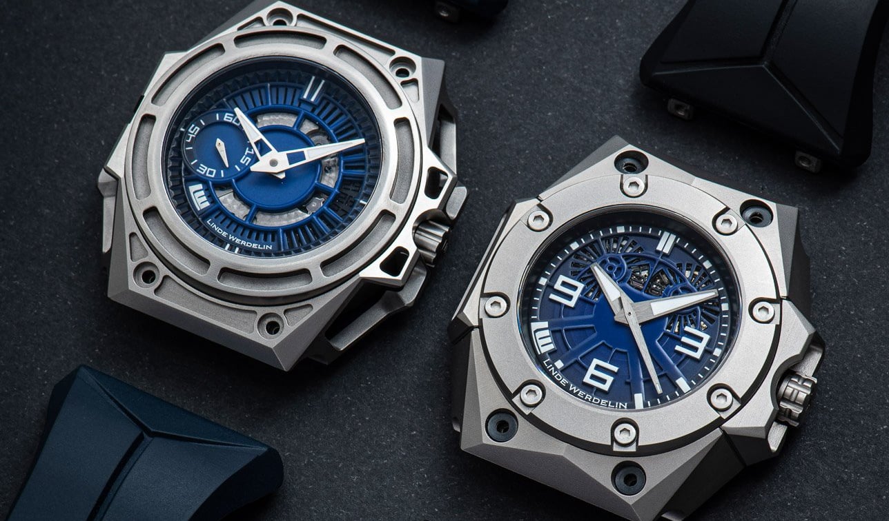 Linde Werdelin Releases The Spidolite Nord and Oktopus Nord With Beautiful Blue Dials