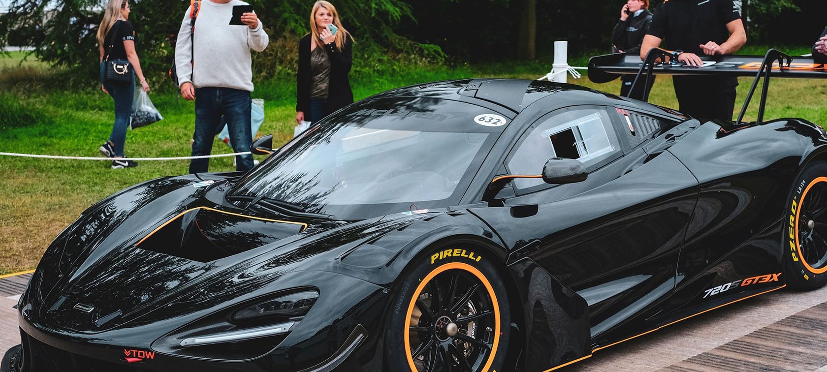 McLaren 720 GT3X front Goodwood Festival of Speed 2021