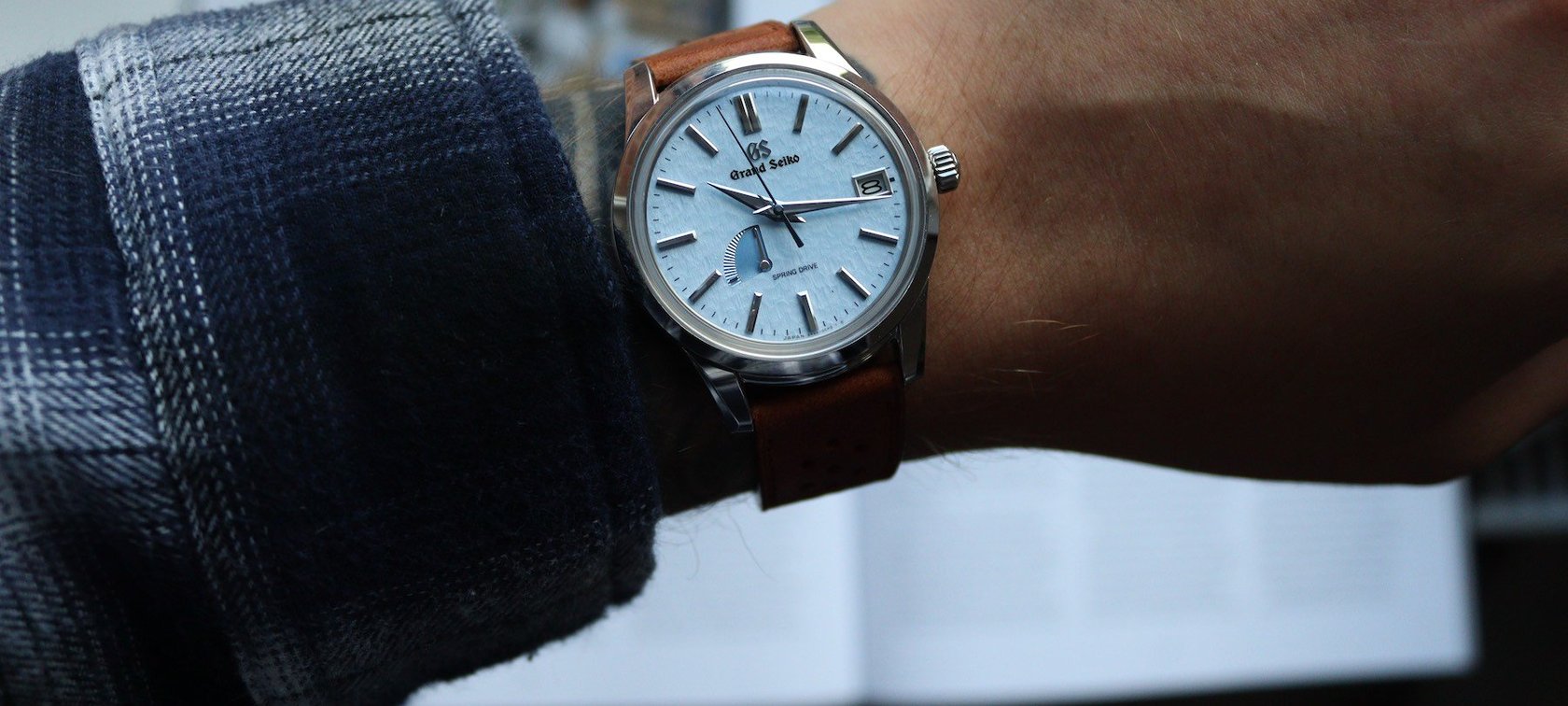 Grand Seiko SBGA407 wristshot