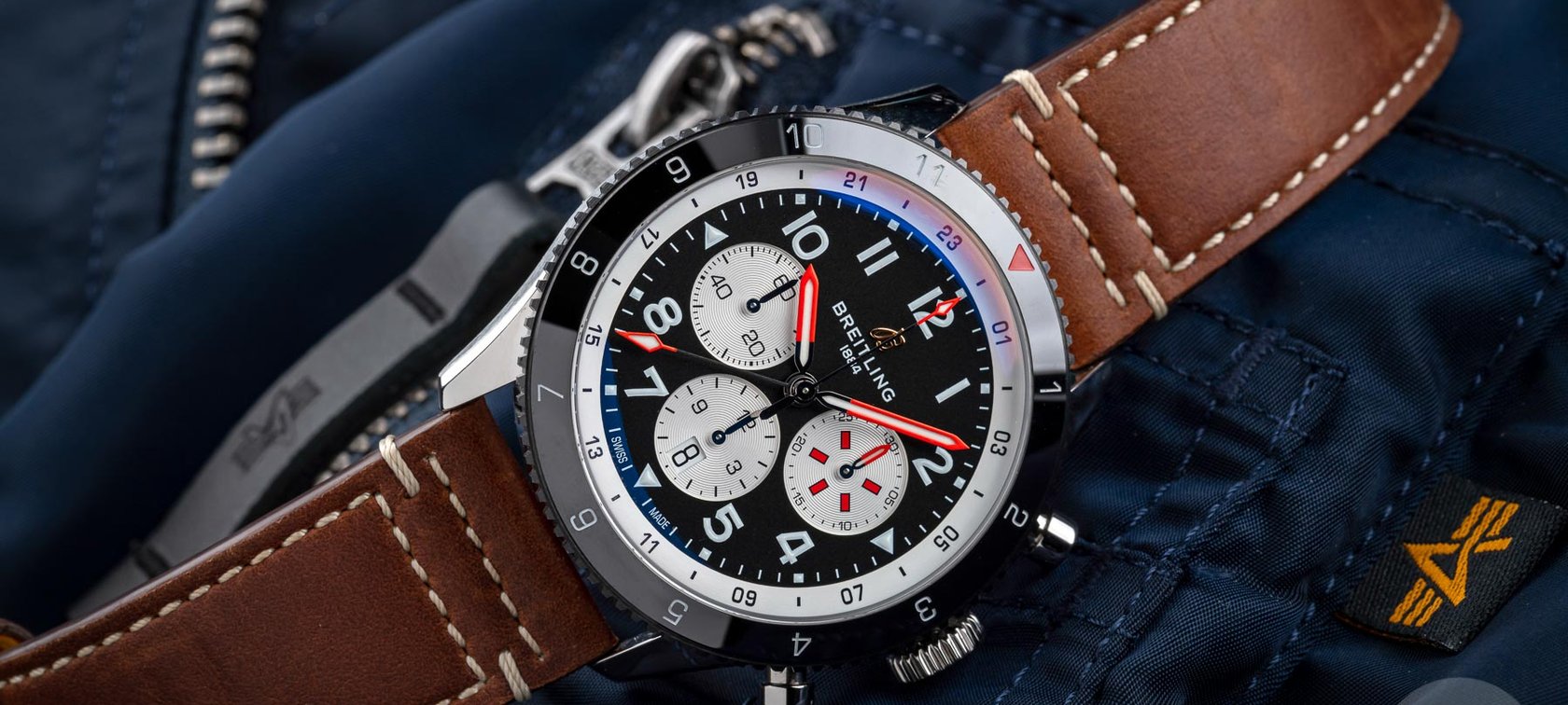 reitling Super AVI Mosquito Chronograph GMT