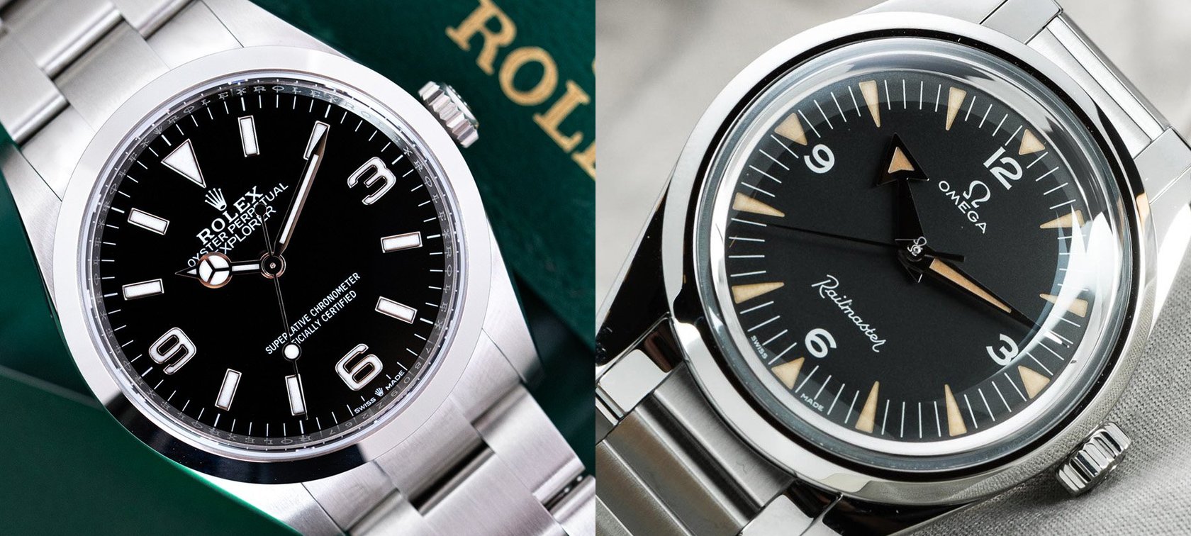 Perfection Under 40 — Omega Railmaster Vs. Rolex Explorer 124270