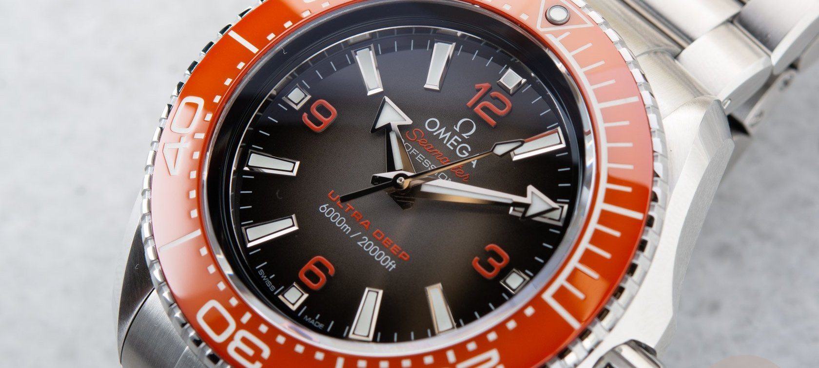 The New Omega Seamaster Planet Ocean Ultra Deep in O-Megasteel (Live Pictures)