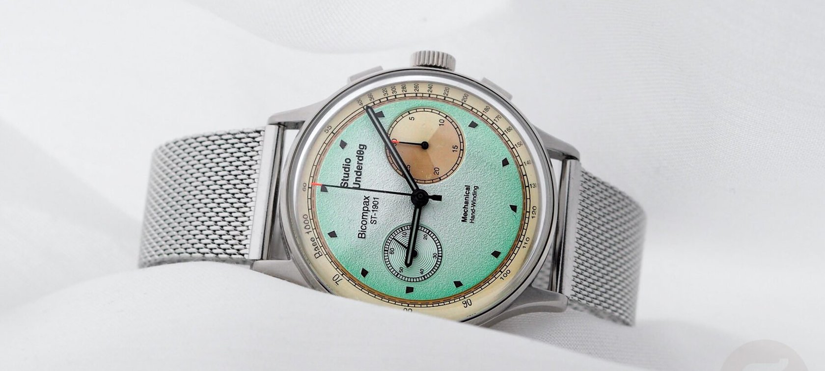 Strap Check: A Perfect NOS Milanese Bracelet For My Studio Underd0g Mint Ch0c Chip