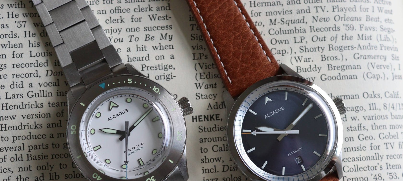 Hands-On: The Alcadus Dromo Dive Watch And Opus V2 Dress Watch