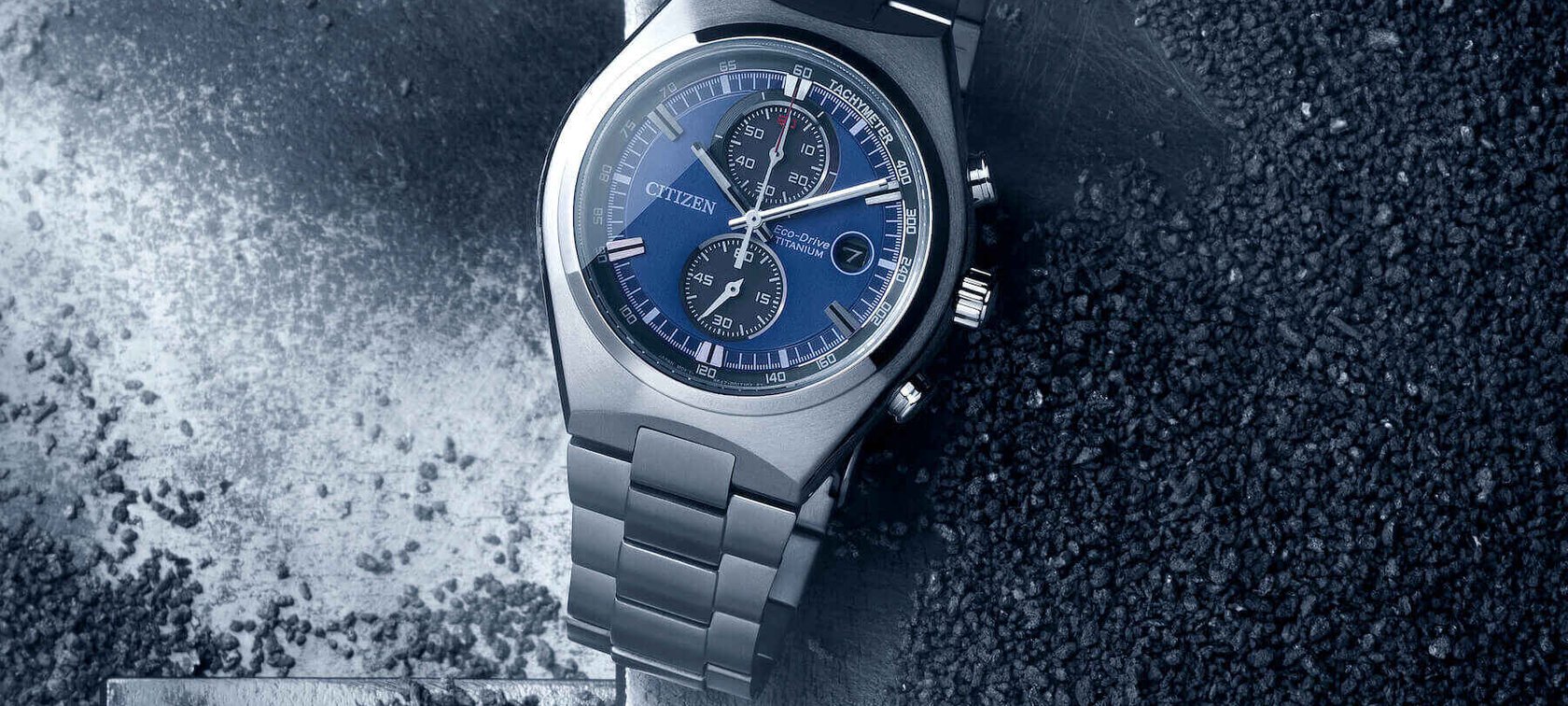 Citizen 2022 Super Titanium Eco-Drive Chrono Watch