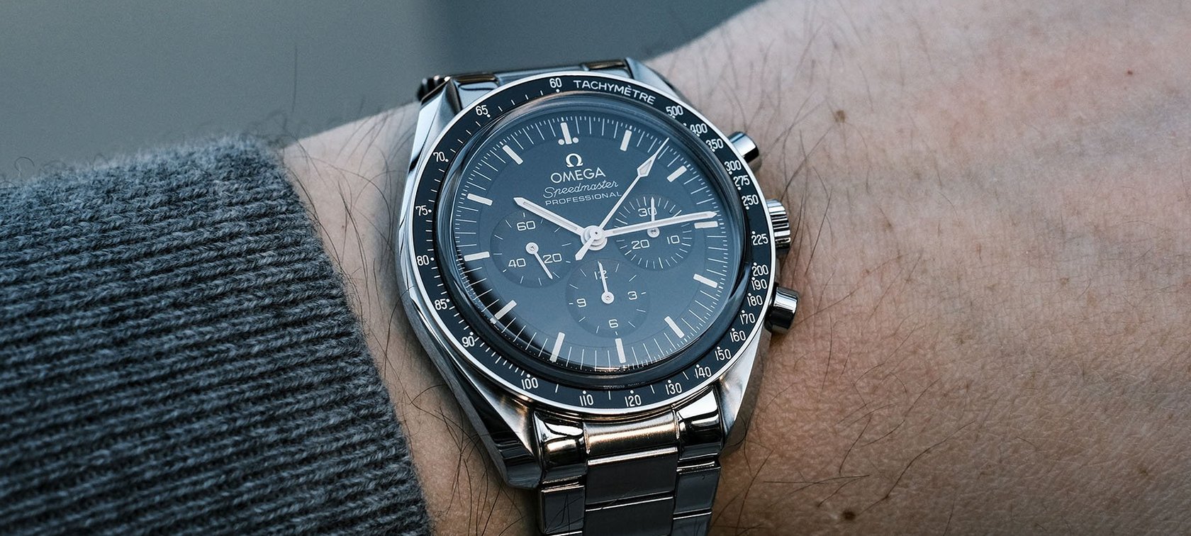 Omega Speedmaster 3861 Moonwatch Forstner Contemporary Flat Link Bracelet