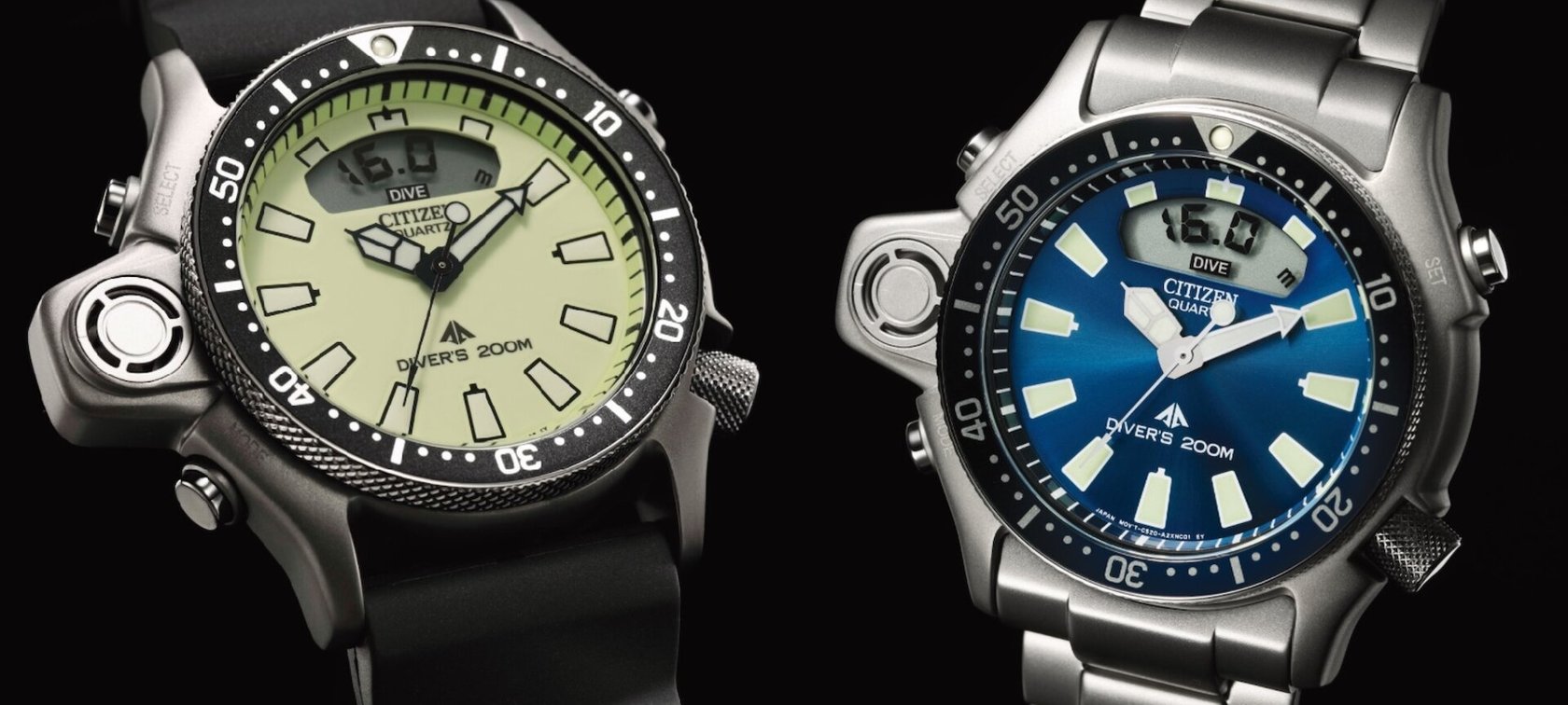 Citizen Promaster Aqualand Depth Meter Dive Watches 2022