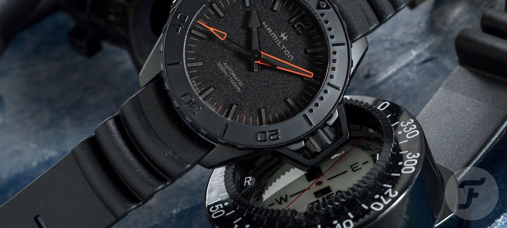 Hamilton Khaki Navy Frogman Automatic PVD-Coated Watch 2022