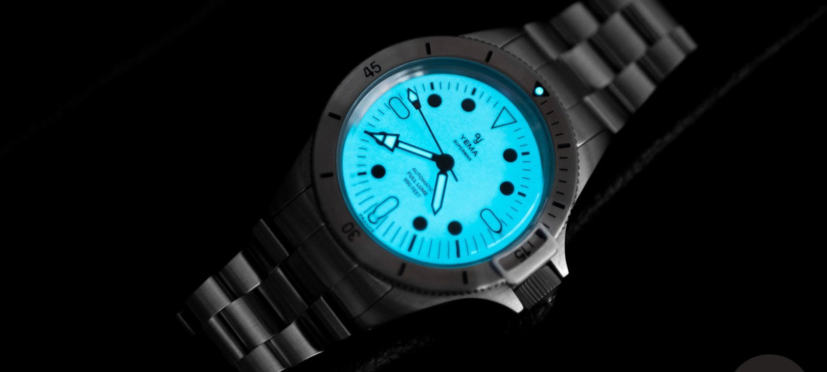 lume-dial Yema Superman in the dark