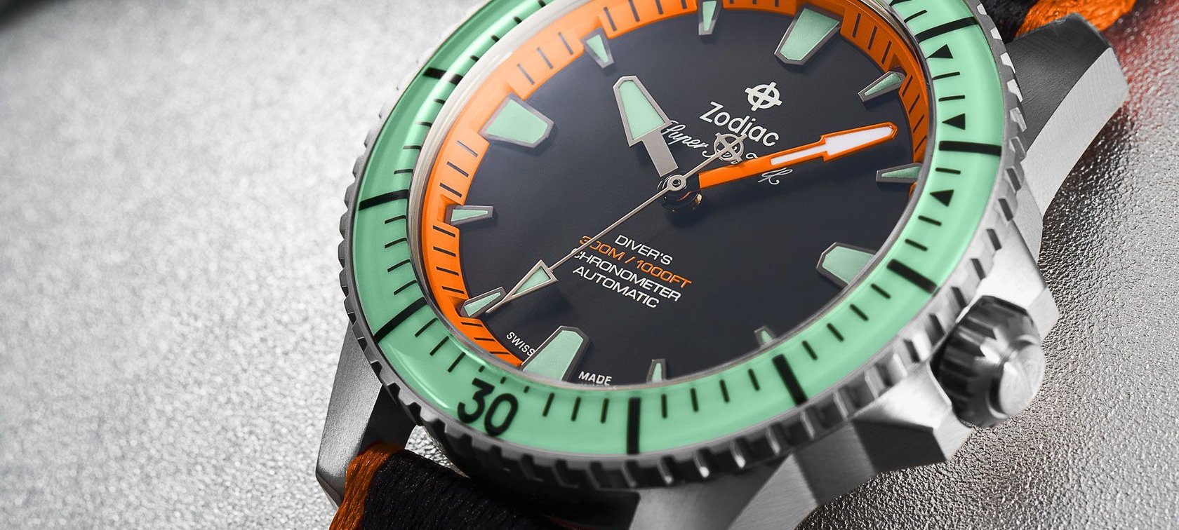 The New Zodiac Super Sea Wolf Pro-Diver Titanium Limited Edition Dive Watch Deserves Your Attention