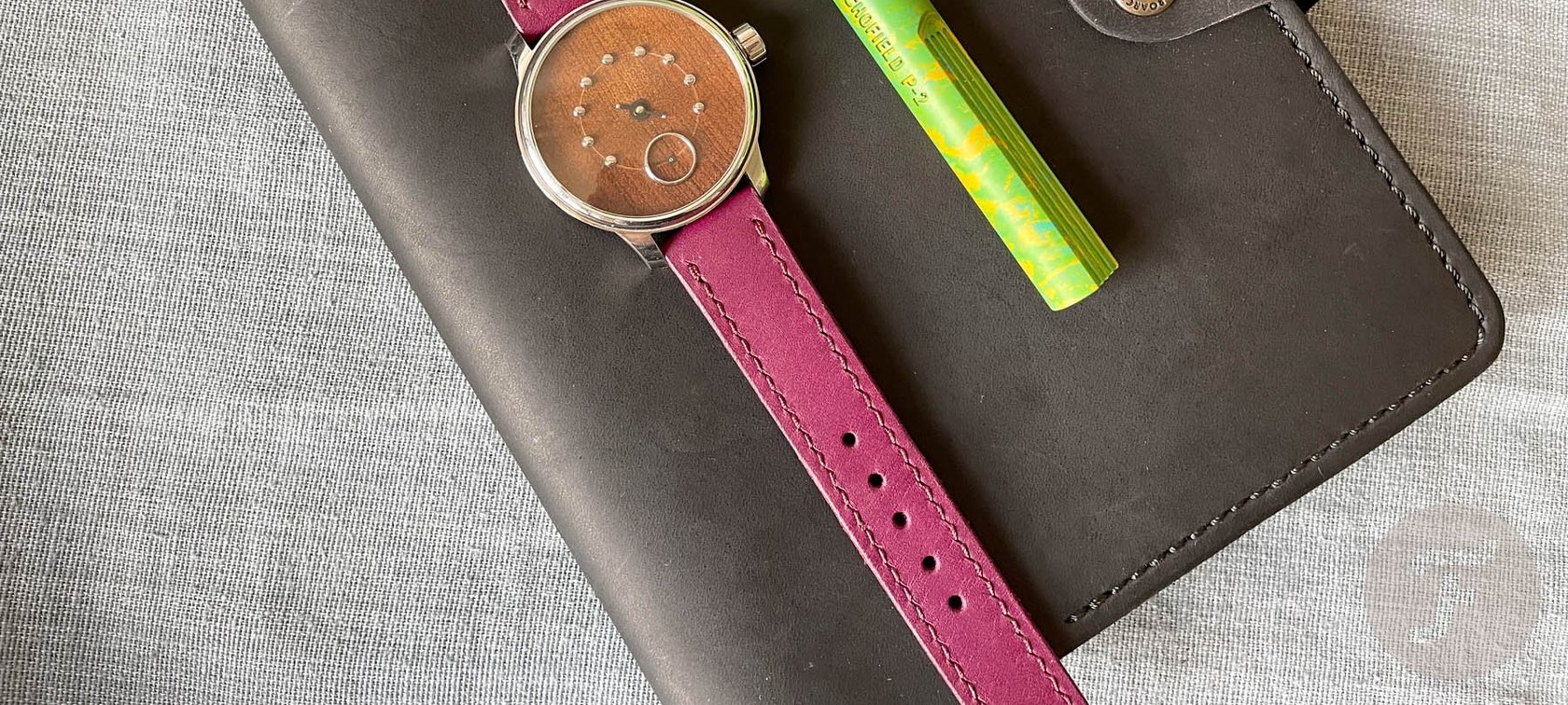 Roarcraft Round Three: A Purple Watch Strap, A Black Laptop Case, And A Fetching Leather Notebook Cover