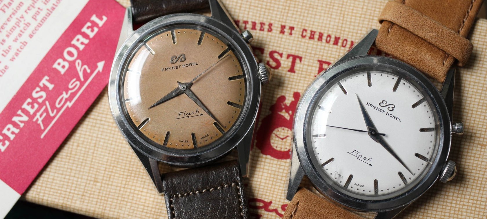 Downsizing watch collection Ernest Borel Flash